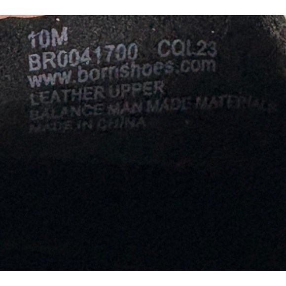 Born Black Leather Chunky Loafer Womens 10 Lug Sole Preppy Academia Minimalist - Picture 8 of 11